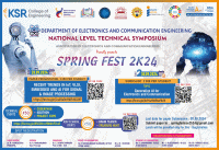 SPRING FEST 2K24 Technical Symposium Poster